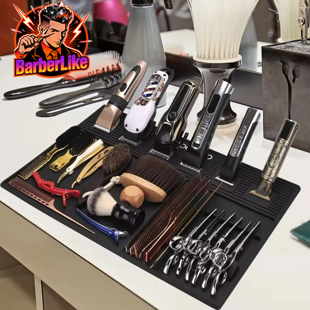 Bar Mat Rubber - Barber Mats Barber Tools Storage Mat