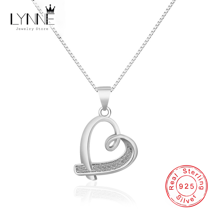 Bar Cart Gold - New Fashion Heart Rhinestone Pendant Neckalces