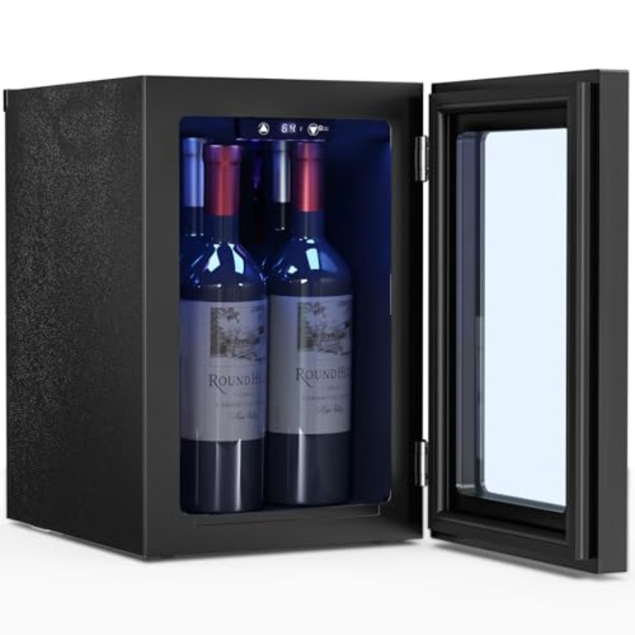 Home Bar And Counter - Freestanding counter-top wine cellar mini fridge