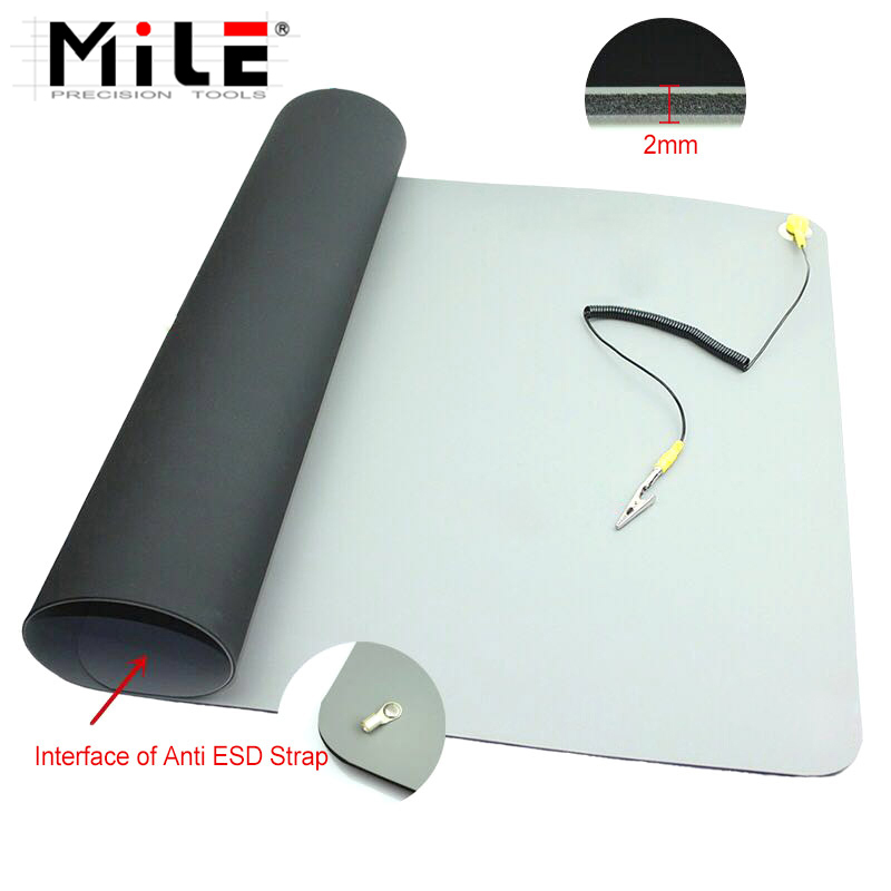 Bar Mat Rubber - 710x500x2mm Anti-Static ESD Mat+Ground Wire+ESD Wrist
