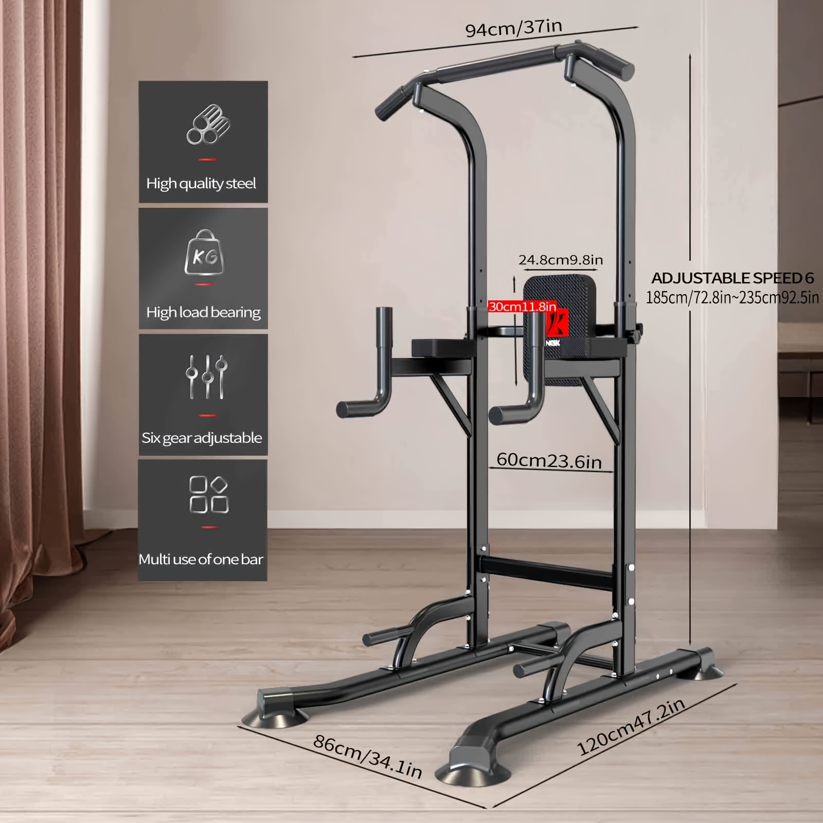 Djustable Height Power Tower D - Home Bar And Gym incelemesi ve fiyatı