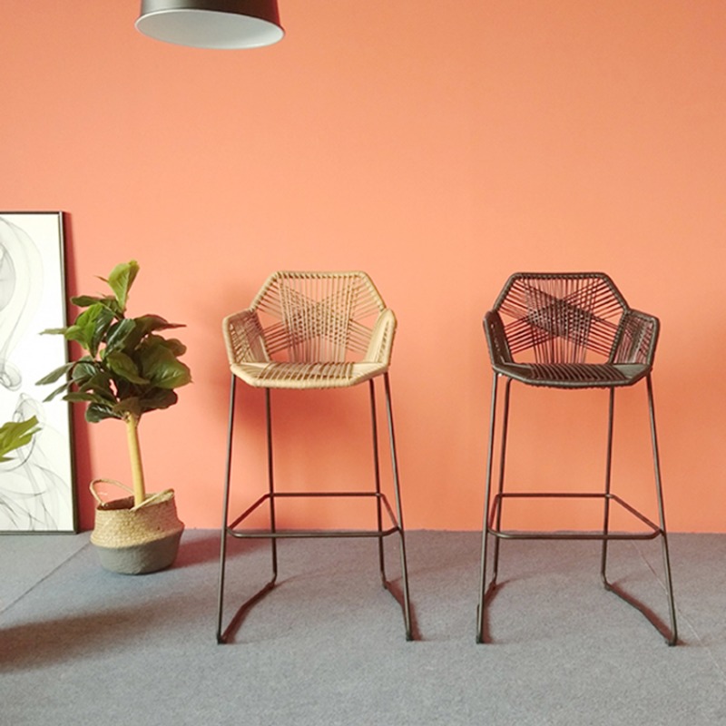Scandinavian Rattan Bar Stool  - Home Bar Lounge incelemesi ve fiyatı