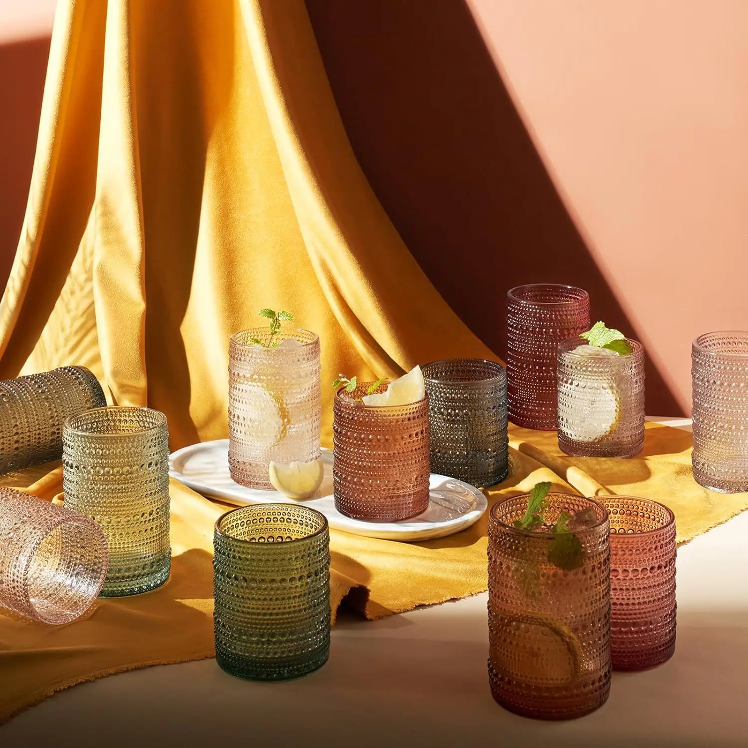 Hobnail Beaded Highball Drinki - Old Fashioned Glass incelemesi ve fiyatı