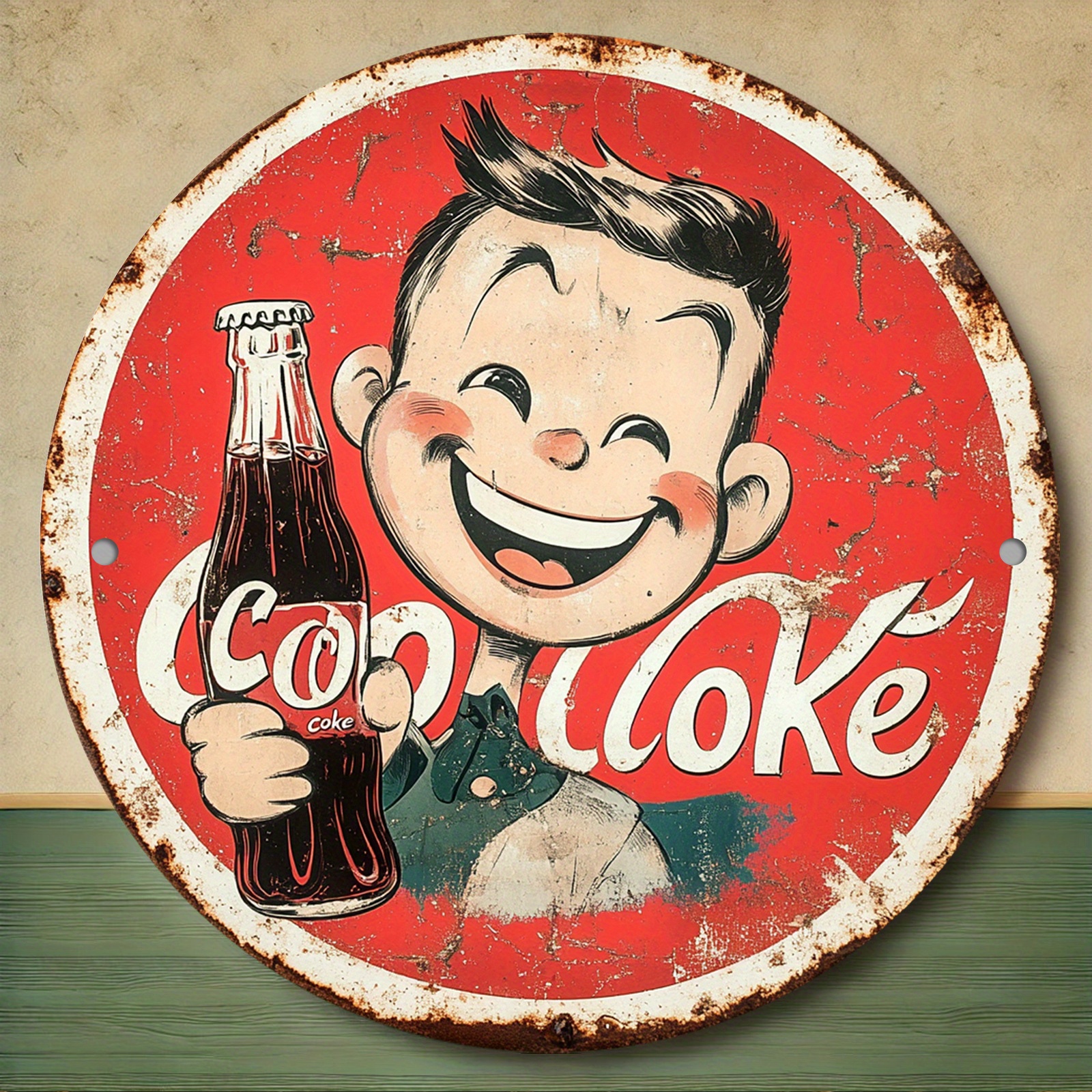 Vintage-Style Cola Advertiseme - Home Bar Cafe incelemesi ve fiyatı
