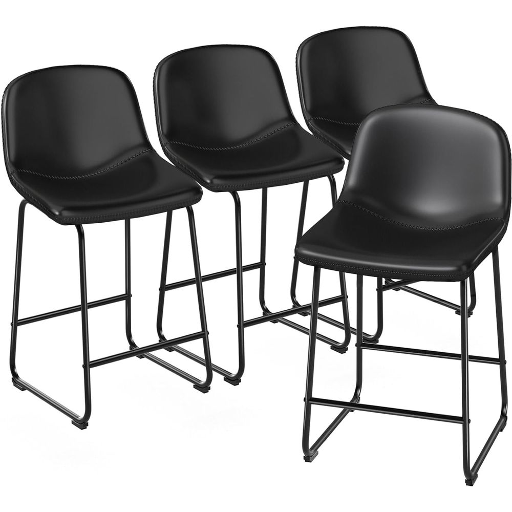 4-Piece Leather Dining Chairs  - Home Bar And Counter incelemesi ve fiyatı