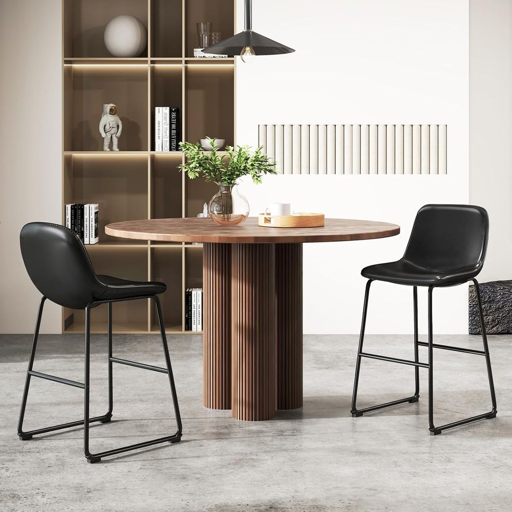 4-Piece Leather Dining Chairs  - Home Bar And Counter incelemesi ve fiyatı