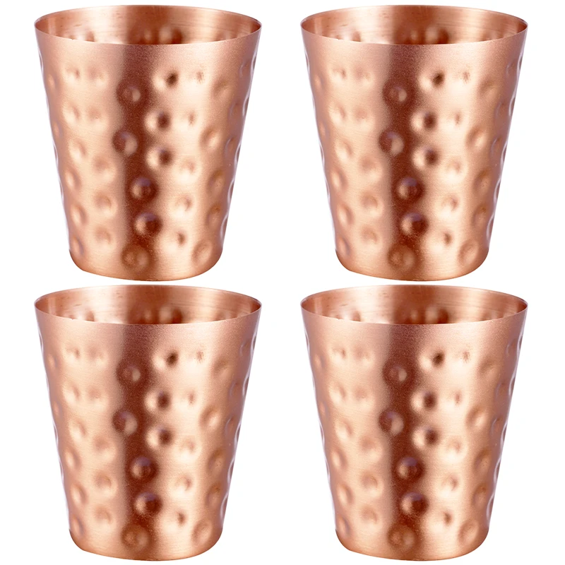4Pcs New 100% Copper Cups Pure - Mule Copper Mug incelemesi ve fiyatı