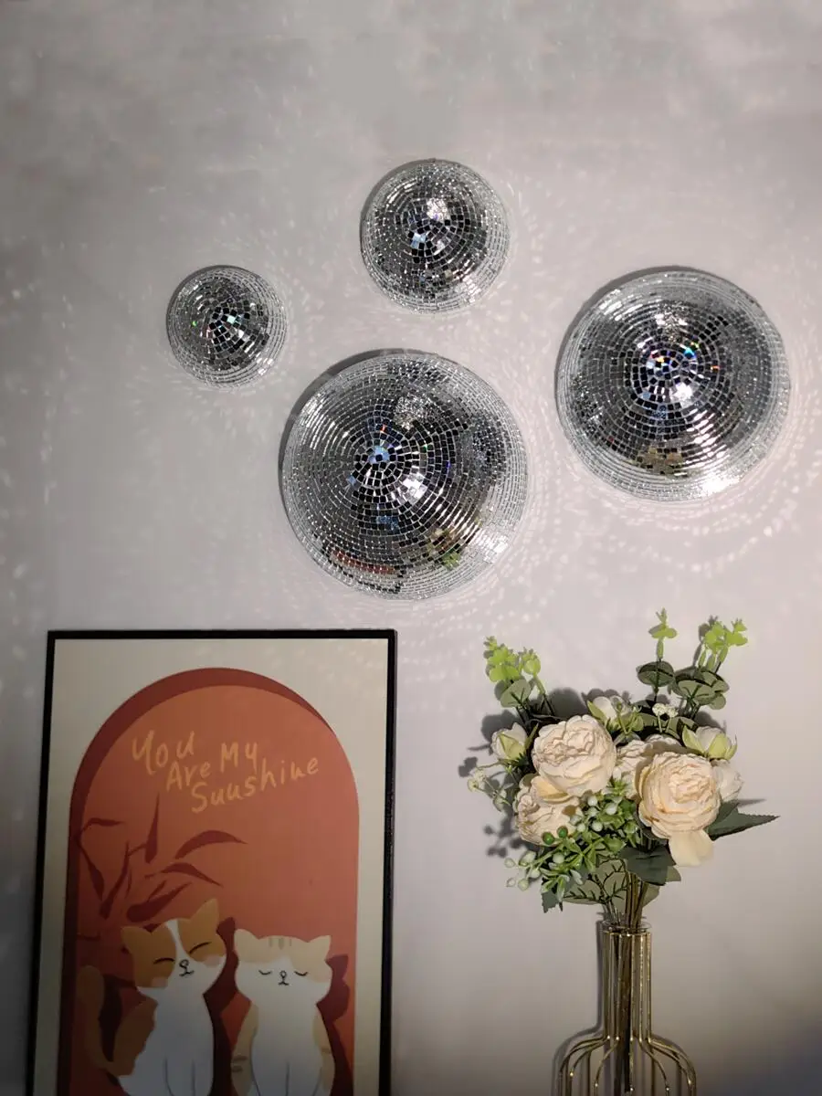 New Wall Disco Ball Mirrored D - Old Fashioned Glass incelemesi ve fiyatı