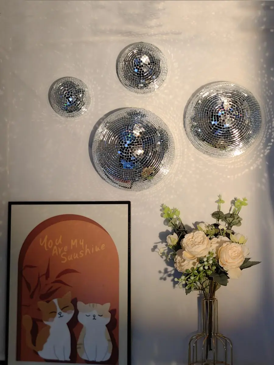 New Wall Disco Ball Mirrored D - Old Fashioned Glass incelemesi ve fiyatı