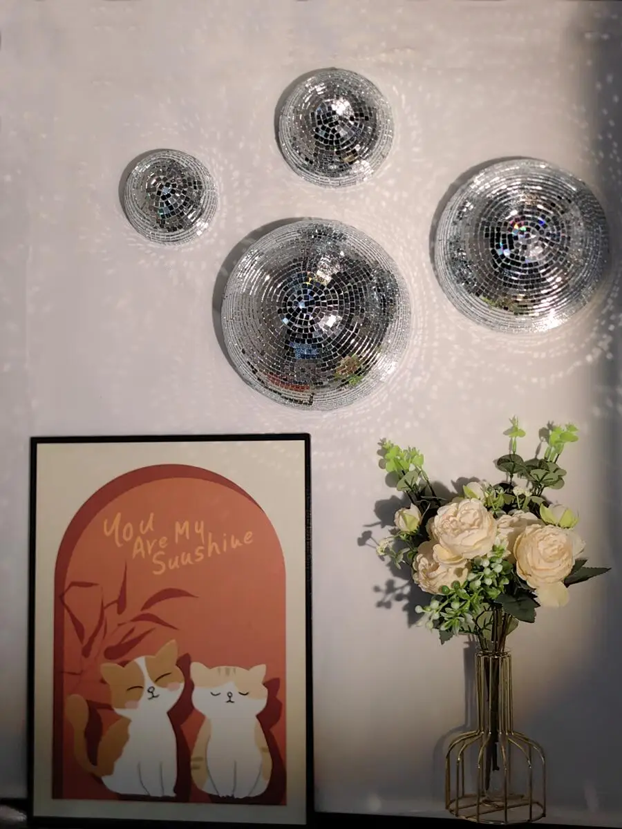 New Wall Disco Ball Mirrored D - Old Fashioned Glass incelemesi ve fiyatı