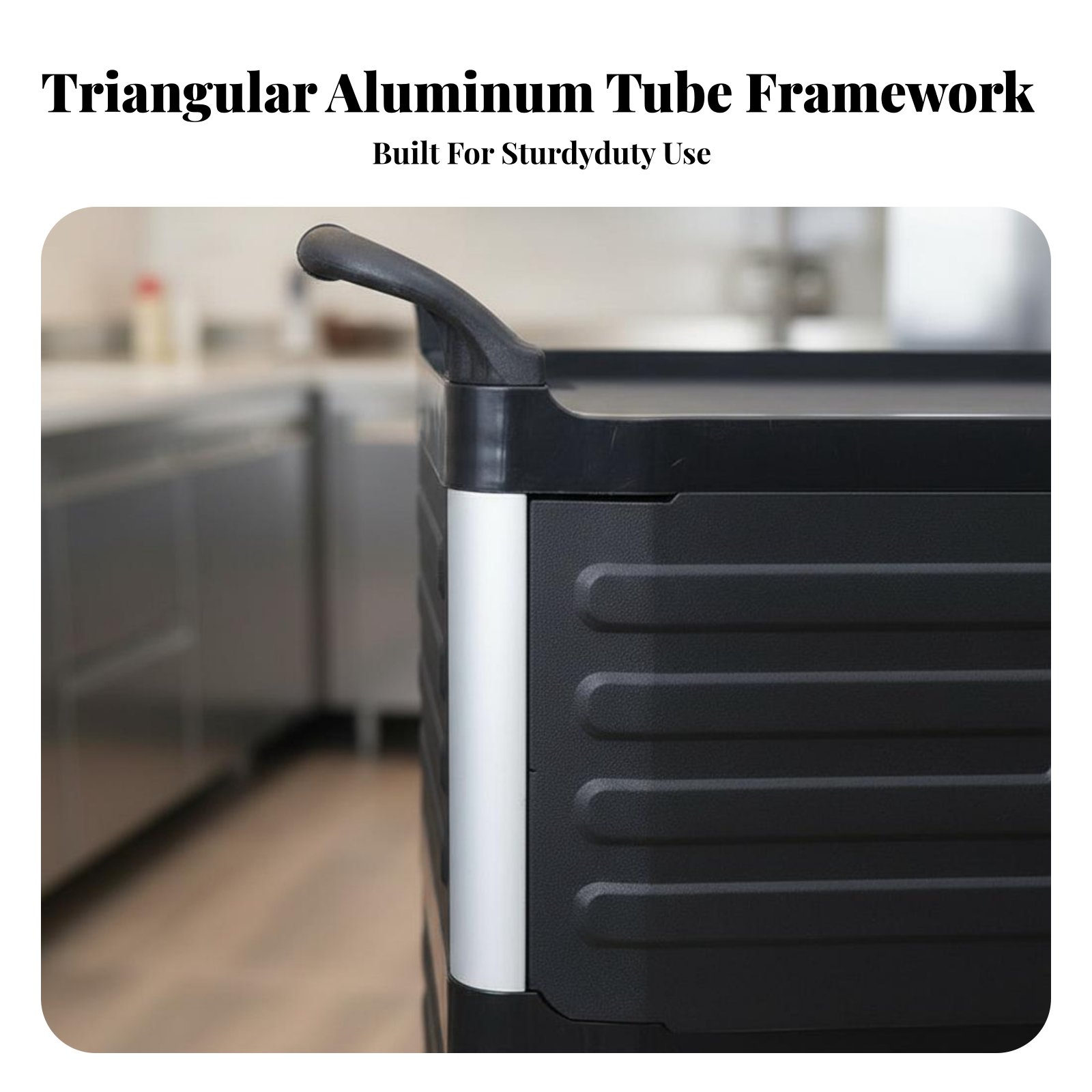 3-Tier utility Cart with caste - Home Bar Shelf incelemesi ve fiyatı