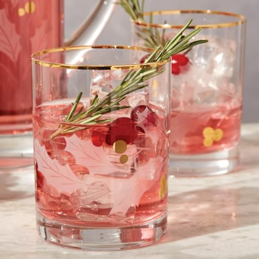886861 Holiday Gold 4Piece Dou - Old Fashioned Glass incelemesi ve fiyatı