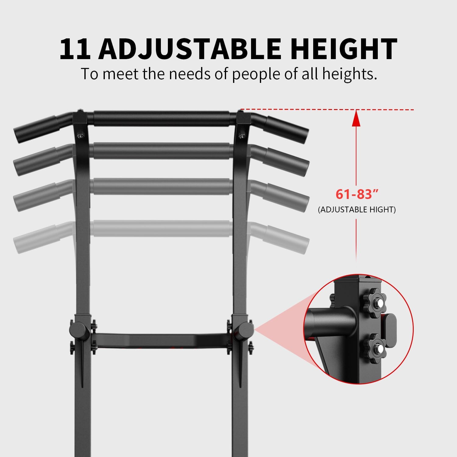 Adjustable Height Pull Up Bar  - Home Bar Stand incelemesi ve fiyatı