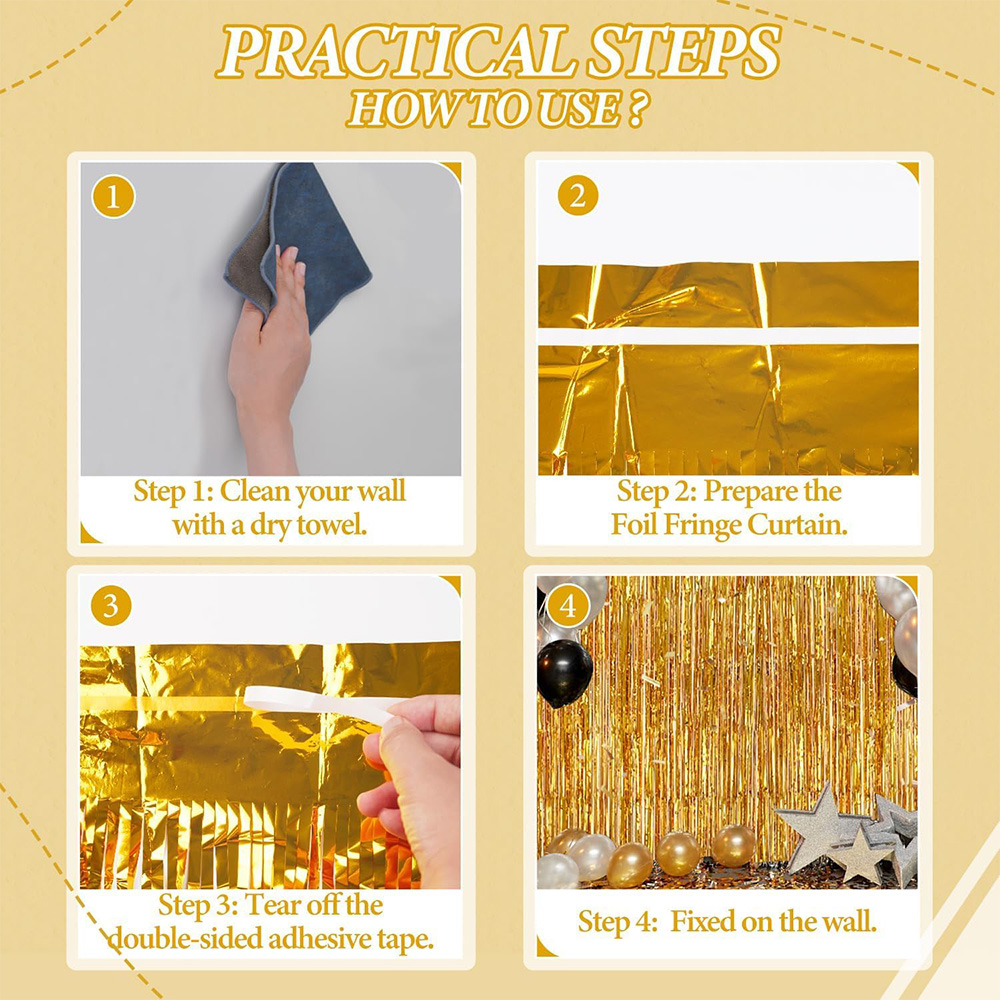 2Pack Gold Metallic Foil Tinse - Home Bargains incelemesi ve fiyatı