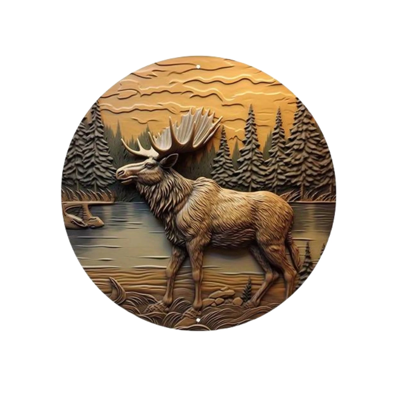 Round Metal Tin Sign Art Paint - Home Bar Cafe incelemesi ve fiyatı