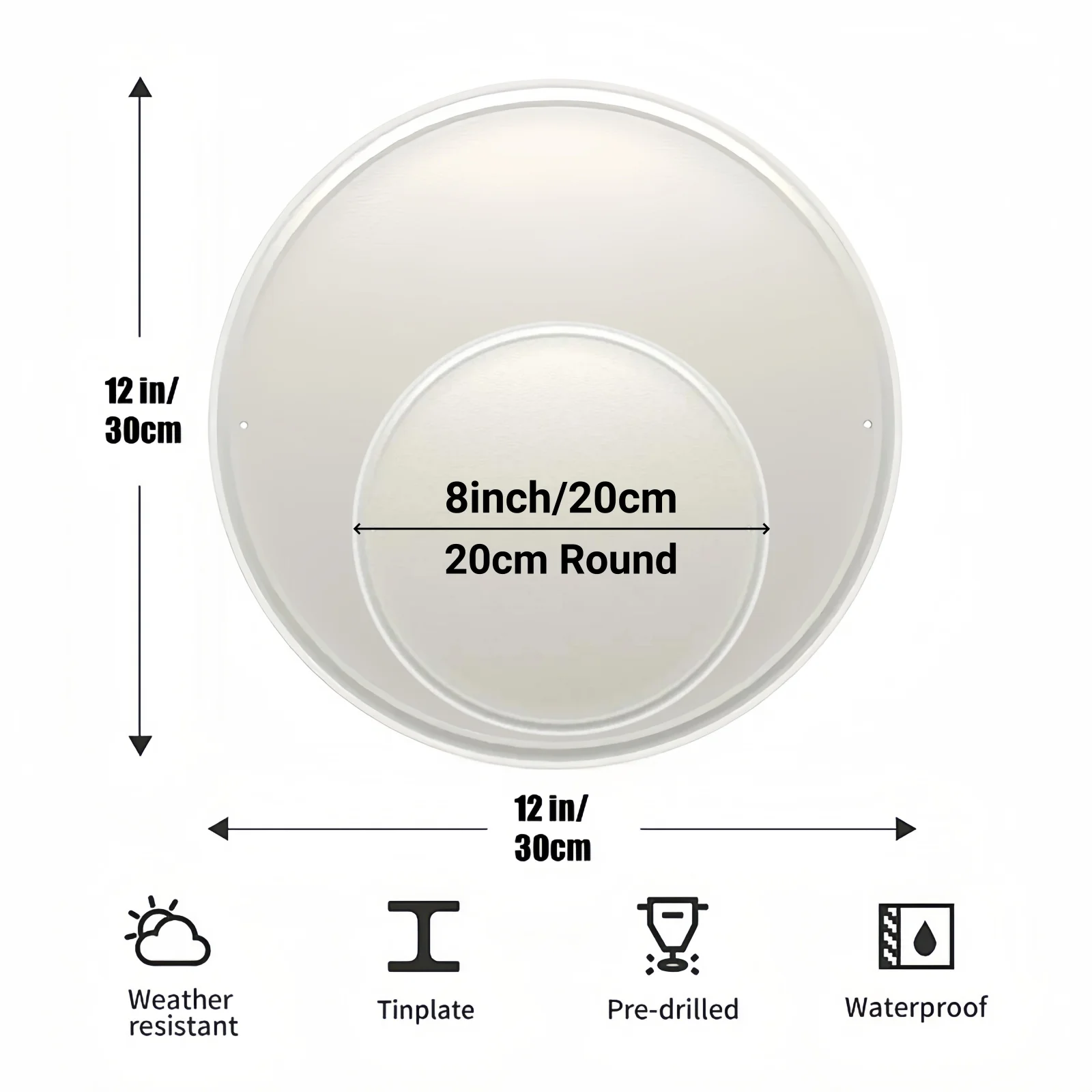Round Metal Tin Sign Art Paint - Home Bar Cafe incelemesi ve fiyatı