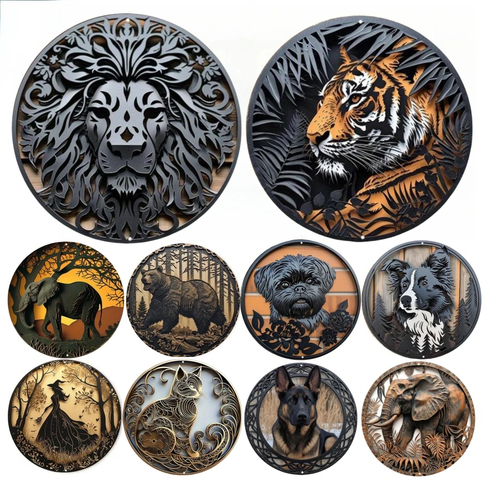 Round Metal Tin Sign Art Paint - Home Bar Cafe incelemesi ve fiyatı