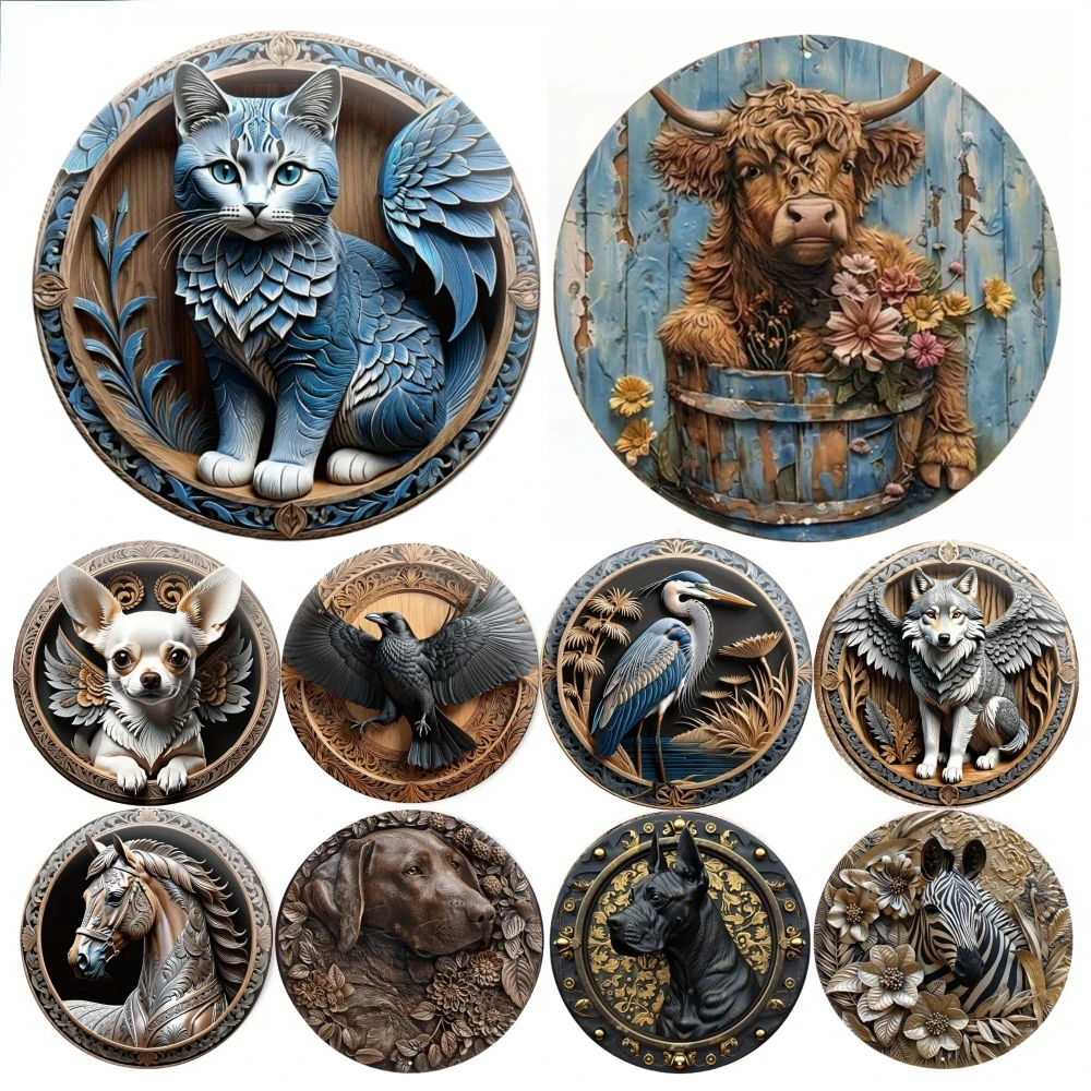Round Metal Tin Sign Art Paint - Home Bar Cafe incelemesi ve fiyatı