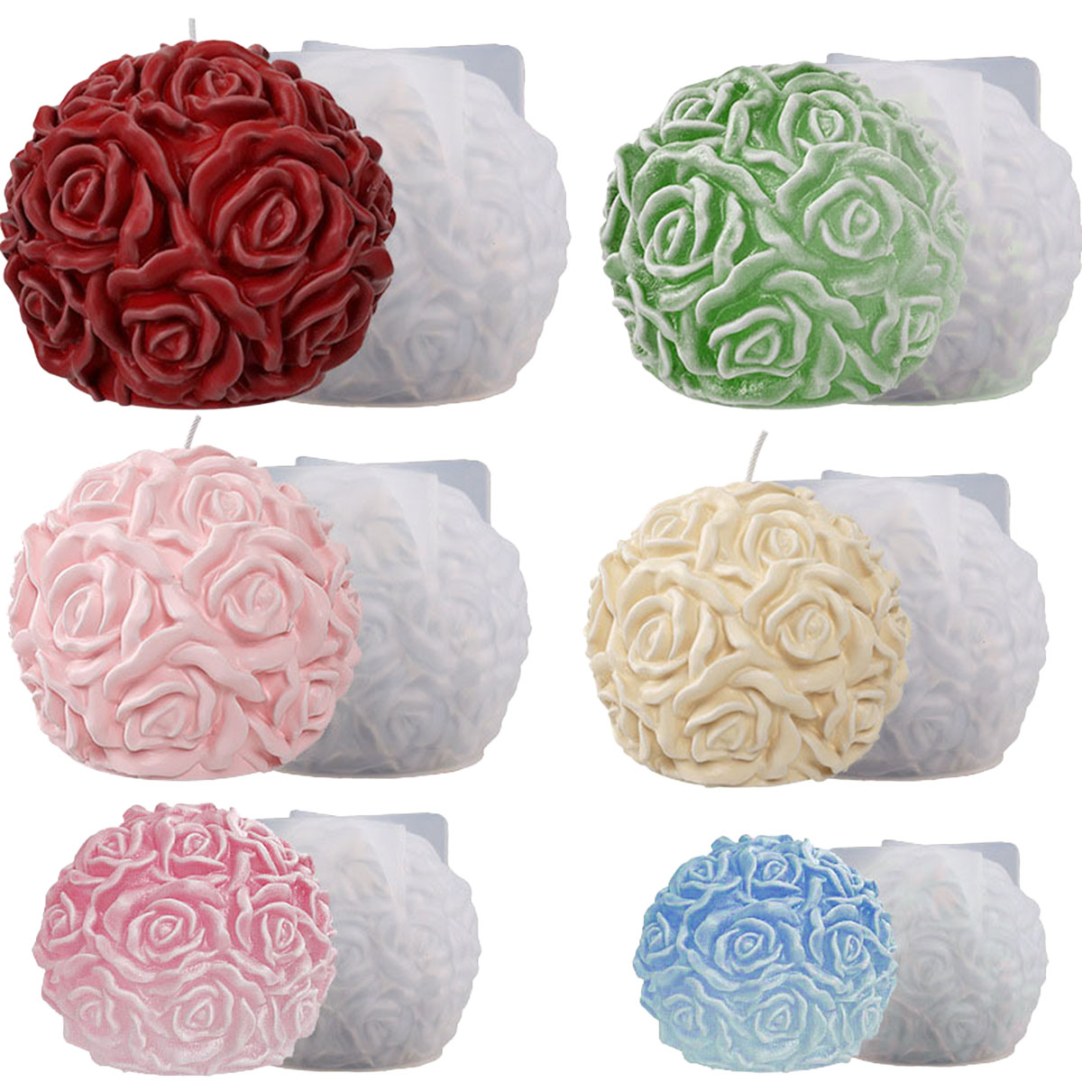 Multi Size Flower Series Candl - Ice Mold Sphere incelemesi ve fiyatı