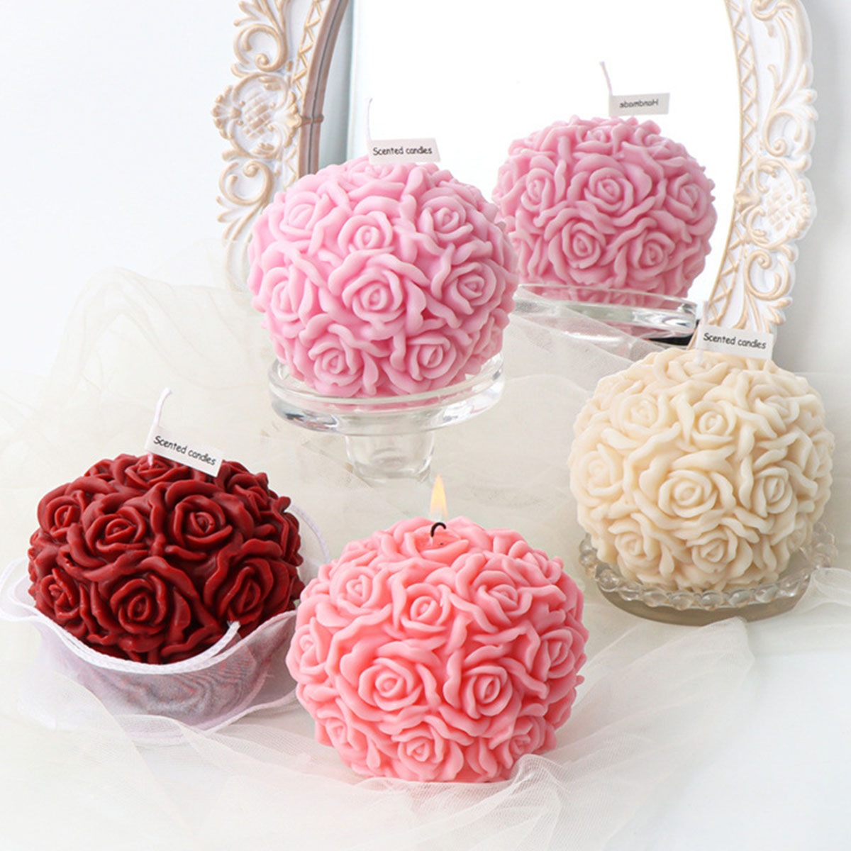 Multi Size Flower Series Candl - Ice Mold Sphere incelemesi ve fiyatı