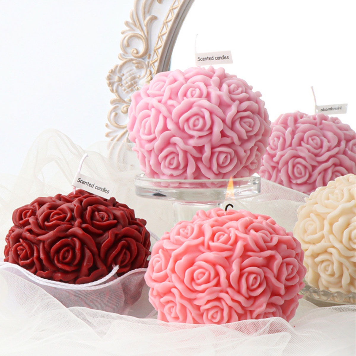 Multi Size Flower Series Candl - Ice Mold Sphere incelemesi ve fiyatı