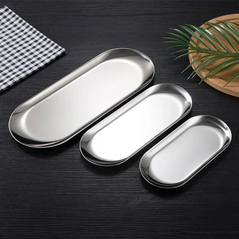 Stainless Steel Tray Oval Tray - Garnish Tray Set incelemesi ve fiyatı