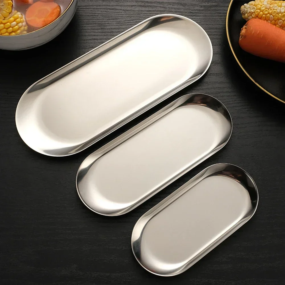 Stainless Steel Tray Oval Tray - Garnish Tray Set incelemesi ve fiyatı