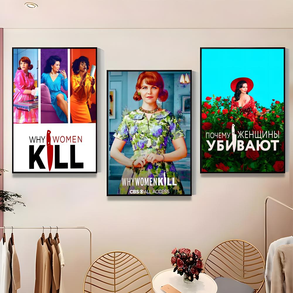 Drama Why Women Kill Poster Pa - Home Bar And Theater incelemesi ve fiyatı