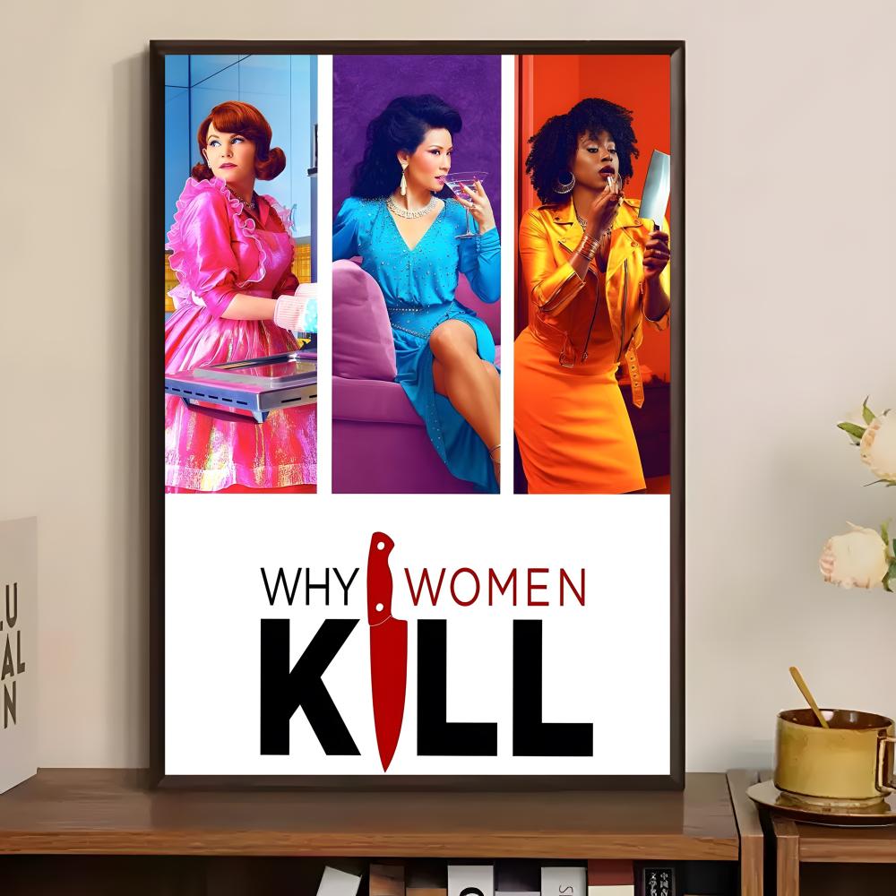 Drama Why Women Kill Poster Pa - Home Bar And Theater incelemesi ve fiyatı