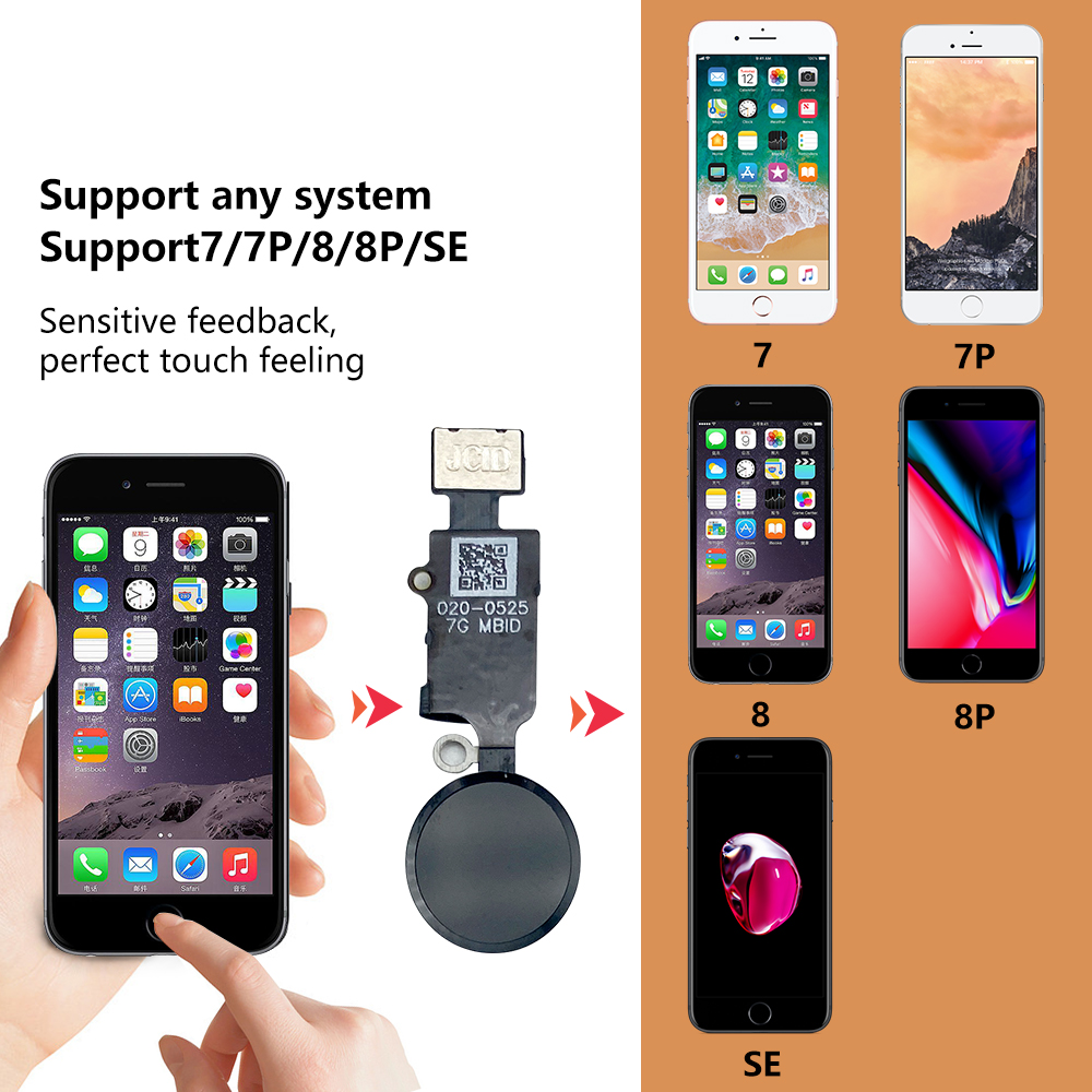 JC 6th 3D Home Button Flex For - Home Bar Iphone incelemesi ve fiyatı