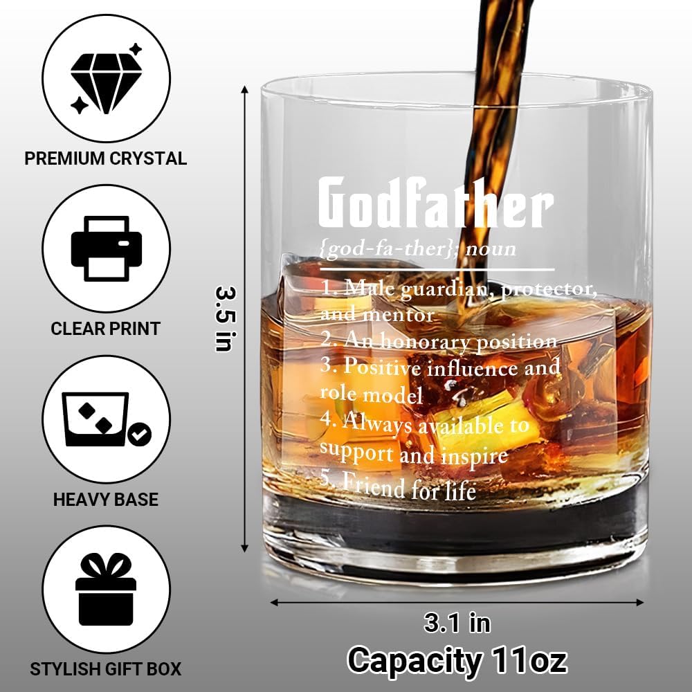 11oz Godfather Whiskey Glass,  - Old Fashioned Glass incelemesi ve fiyatı