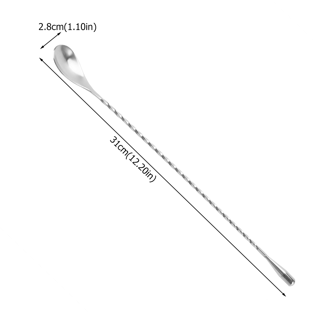 Long Stirring Spoon Stainless  - Bar Spoon Twisted incelemesi ve fiyatı