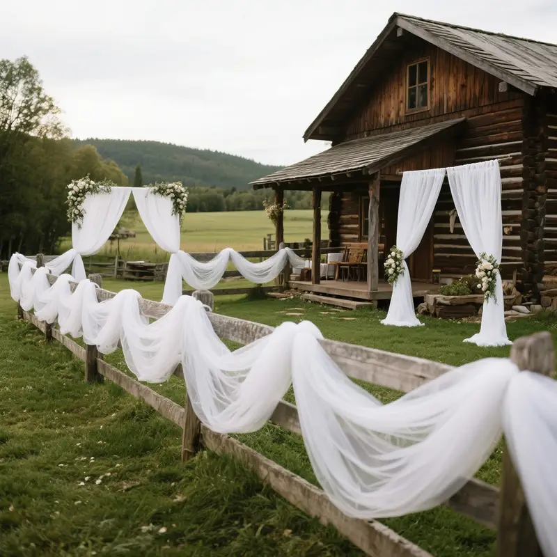 DIY Decoration Tulle Arch Drap - Home Bargains incelemesi ve fiyatı