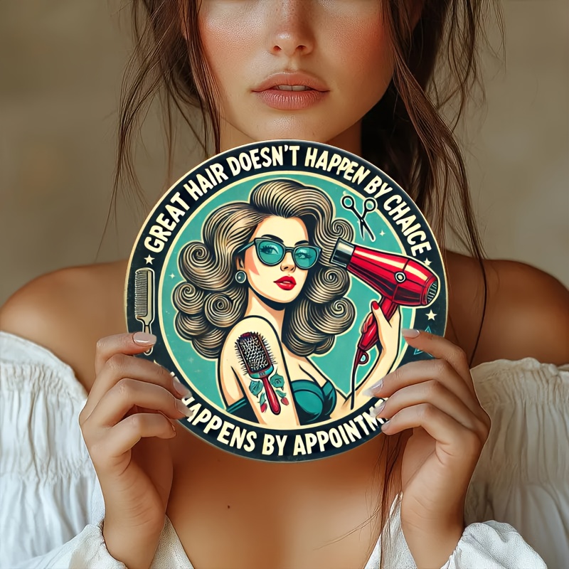 1pc Retro Hair Care Metal Alum - Home Barber incelemesi ve fiyatı