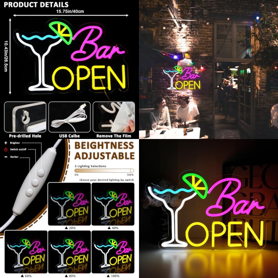 Sign for Business, Neon Open S - Home Bar Signs incelemesi ve fiyatı