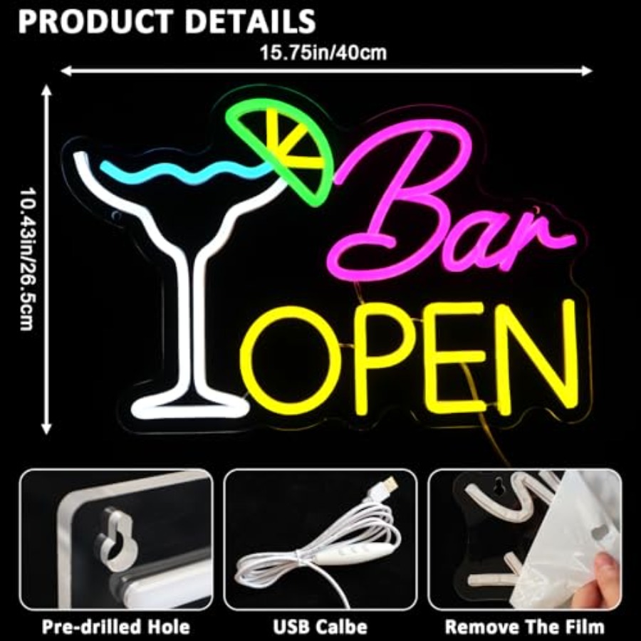 Sign for Business, Neon Open S - Home Bar Signs incelemesi ve fiyatı