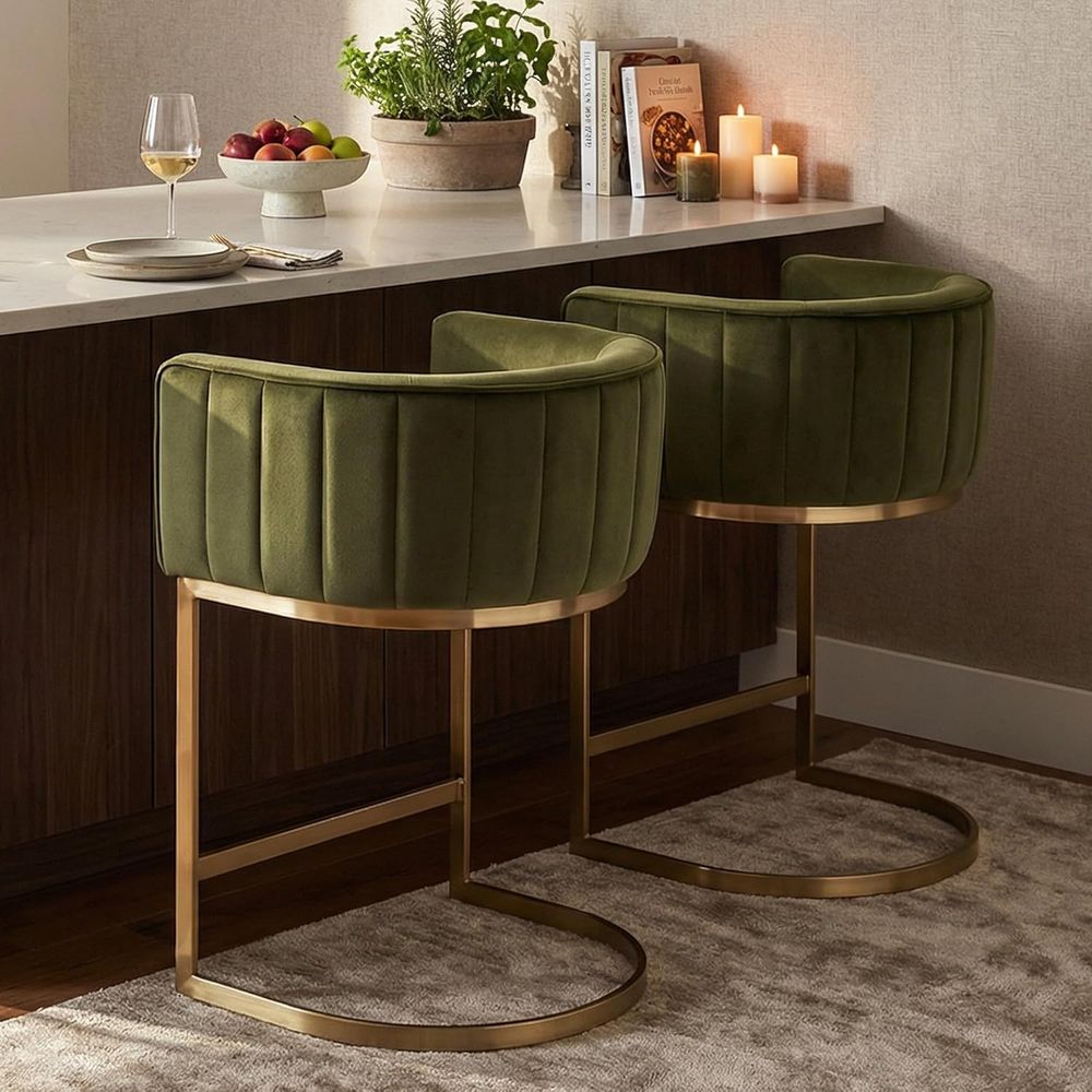 24 Velvet Upholstered Counter  - Home Bar And Counter incelemesi ve fiyatı