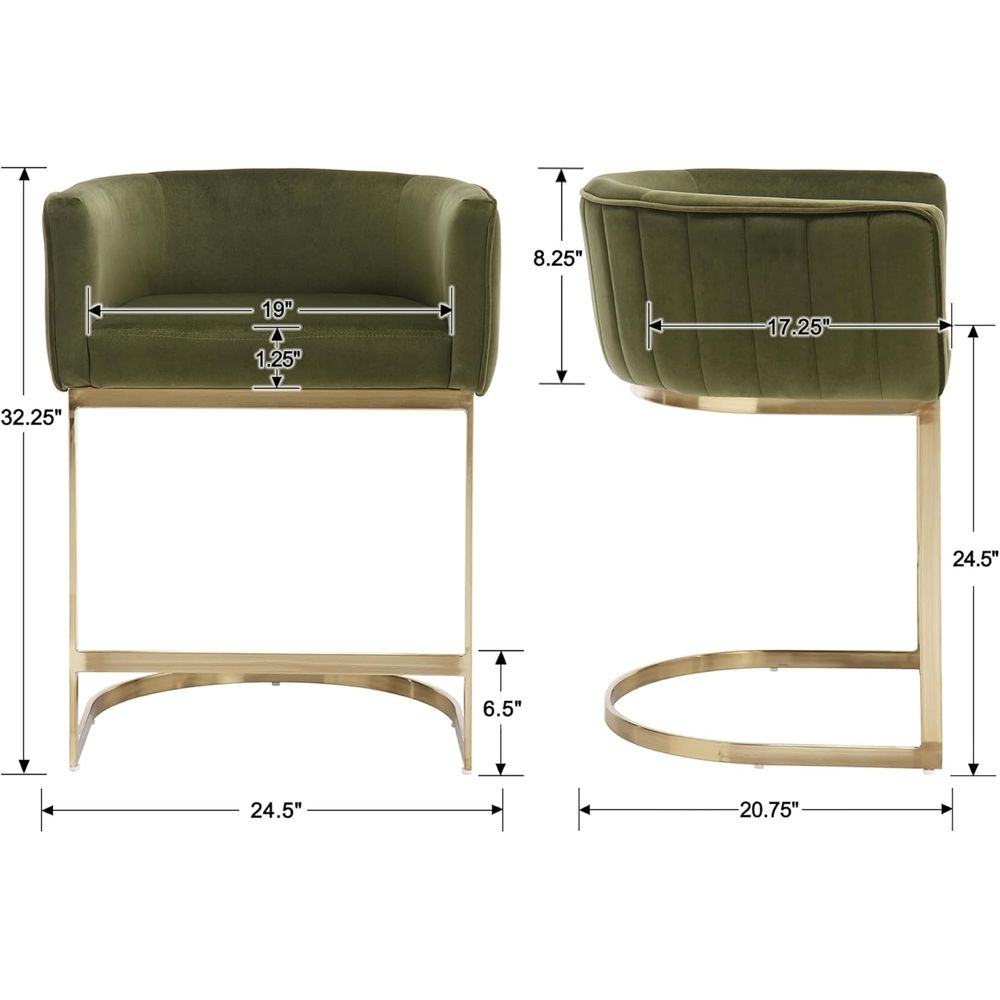 24 Velvet Upholstered Counter  - Home Bar And Counter incelemesi ve fiyatı