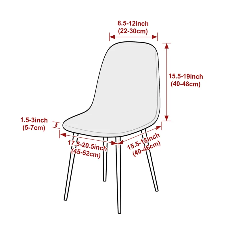 1/2pcs Stretch Shell Chair Cov - Home Bar Lounge incelemesi ve fiyatı