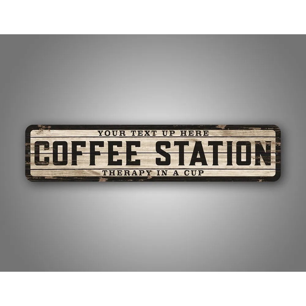 Custom Text Logo Weathered Woo - Home Bar Signs incelemesi ve fiyatı