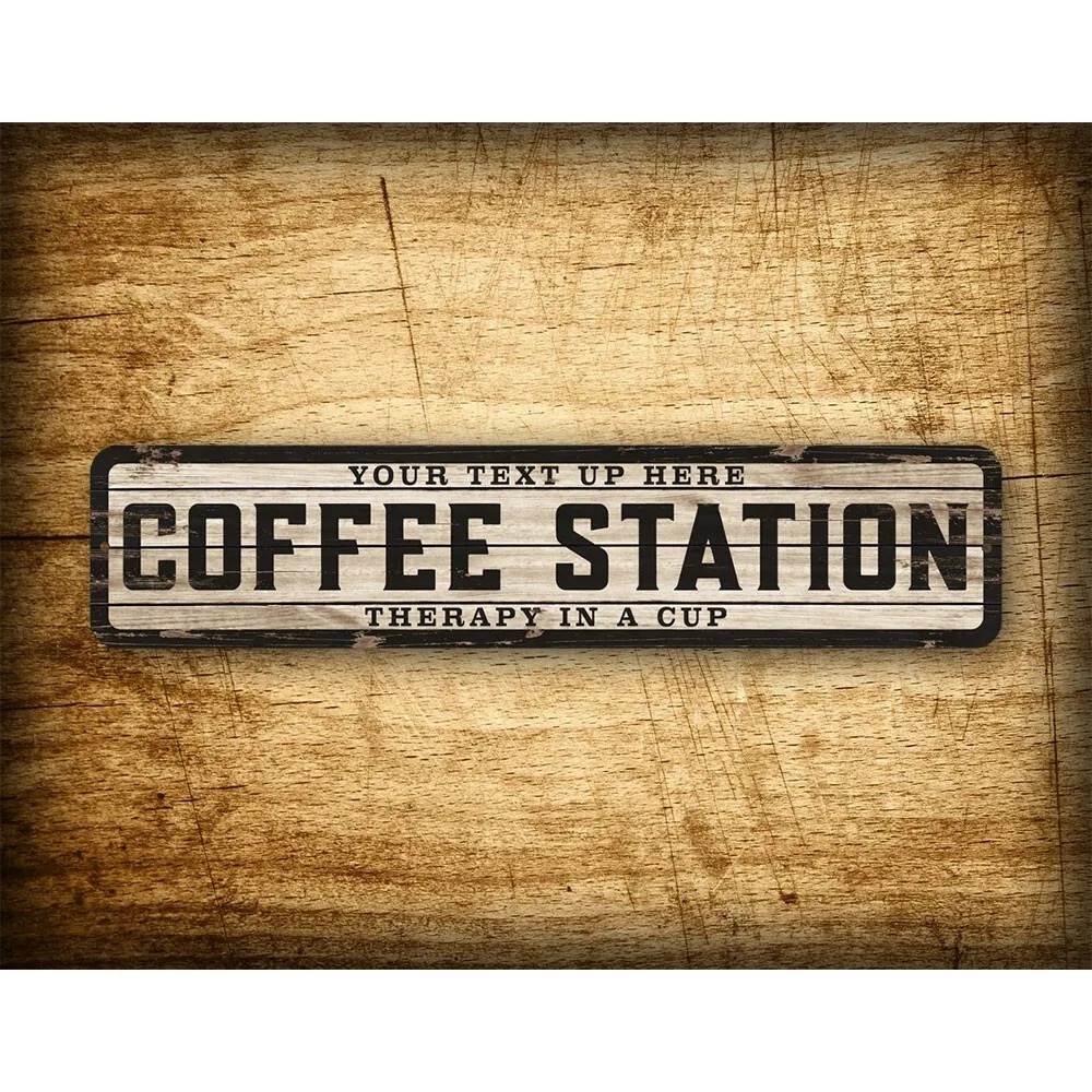 Custom Text Logo Weathered Woo - Home Bar Signs incelemesi ve fiyatı