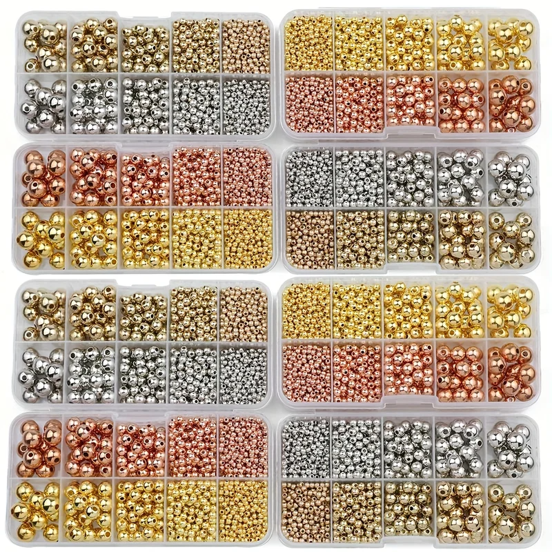 950PCS CCB 3/4/6/8/10MM Gold S - Bar Cart Gold incelemesi ve fiyatı