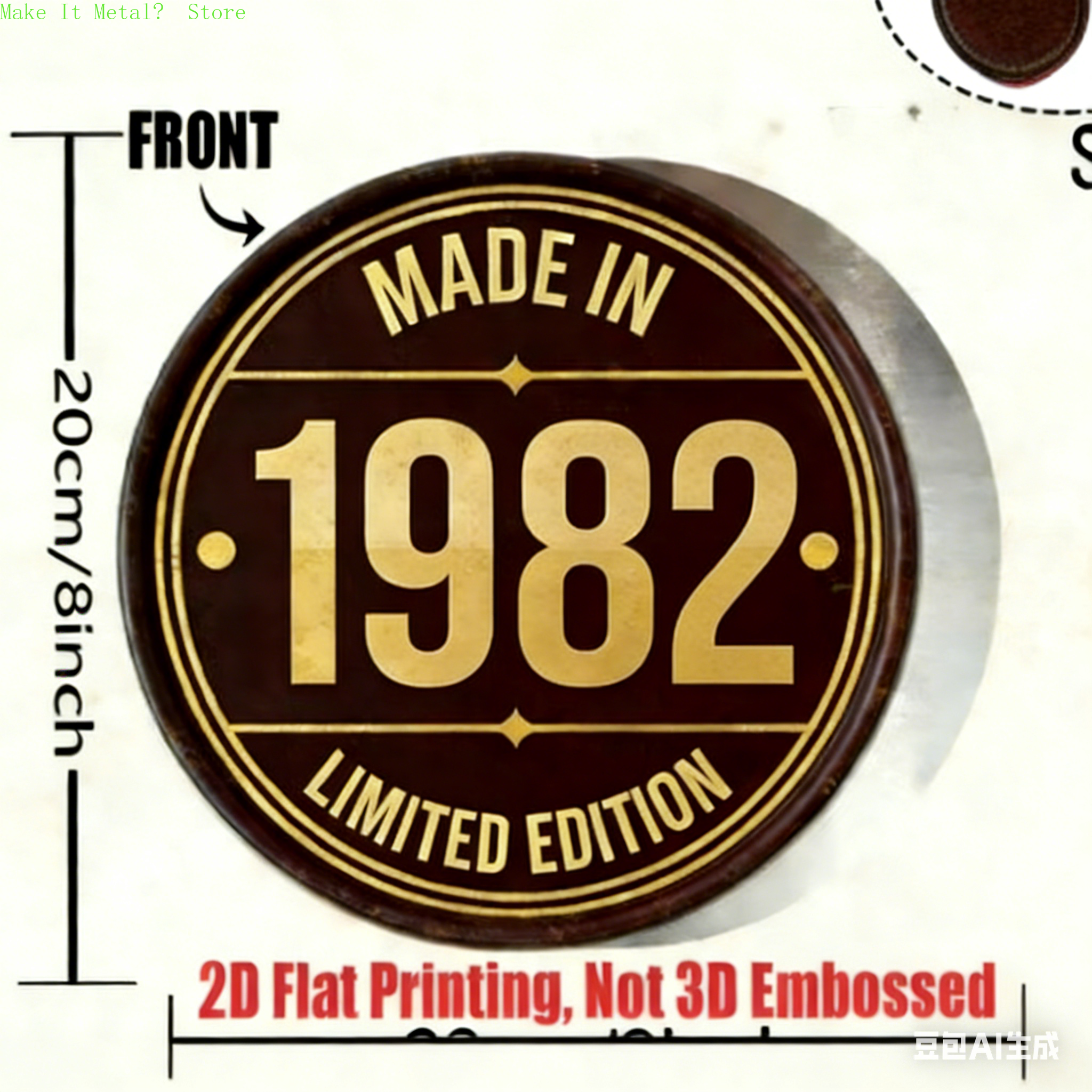 Made in 1971 20cm/8inch 2D Fla - Home Bar Cafe incelemesi ve fiyatı