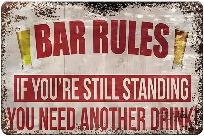 Funny Vintage Tin Signs Retro  - Home Bar Stand incelemesi ve fiyatı