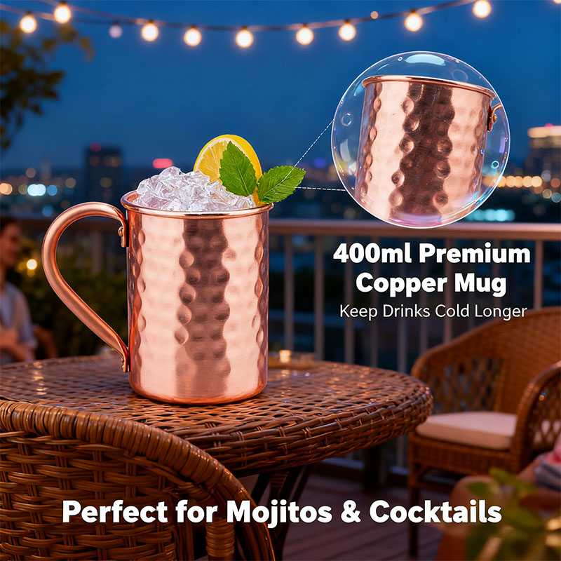 New 100% Copper Cups Pure Soli - Mule Copper Mug incelemesi ve fiyatı