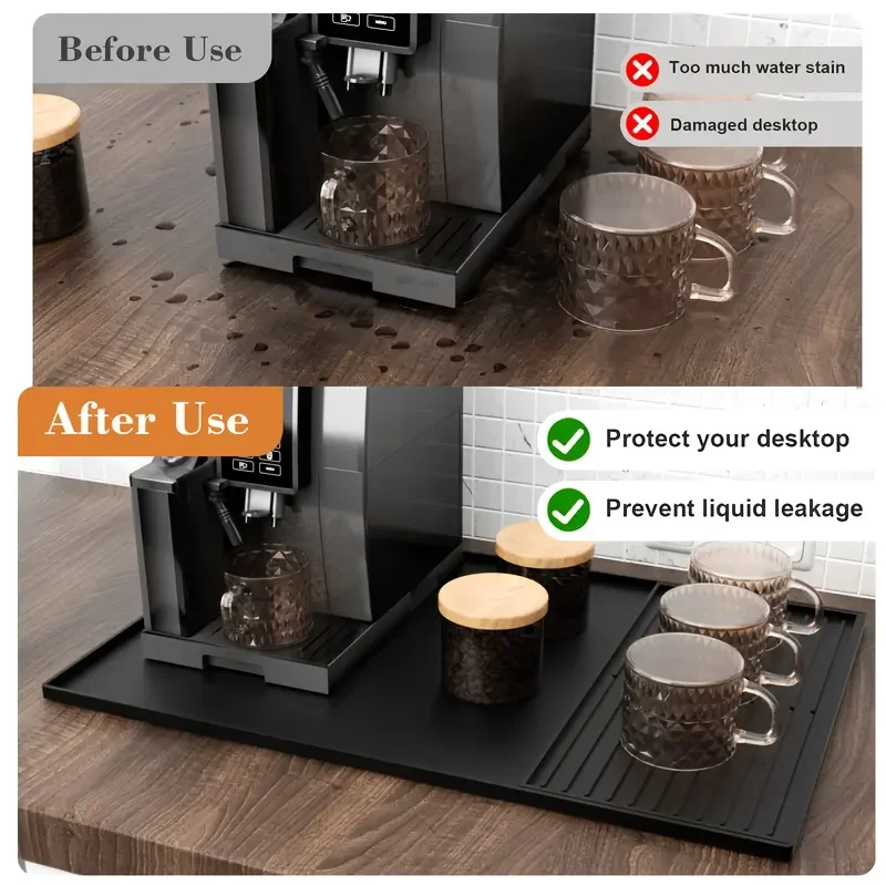 2-in-1 Silicone Coffee Bar Mat - Home Bar And Counter incelemesi ve fiyatı