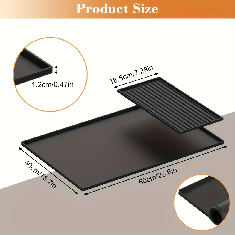 2-in-1 Silicone Coffee Bar Mat - Home Bar And Counter incelemesi ve fiyatı