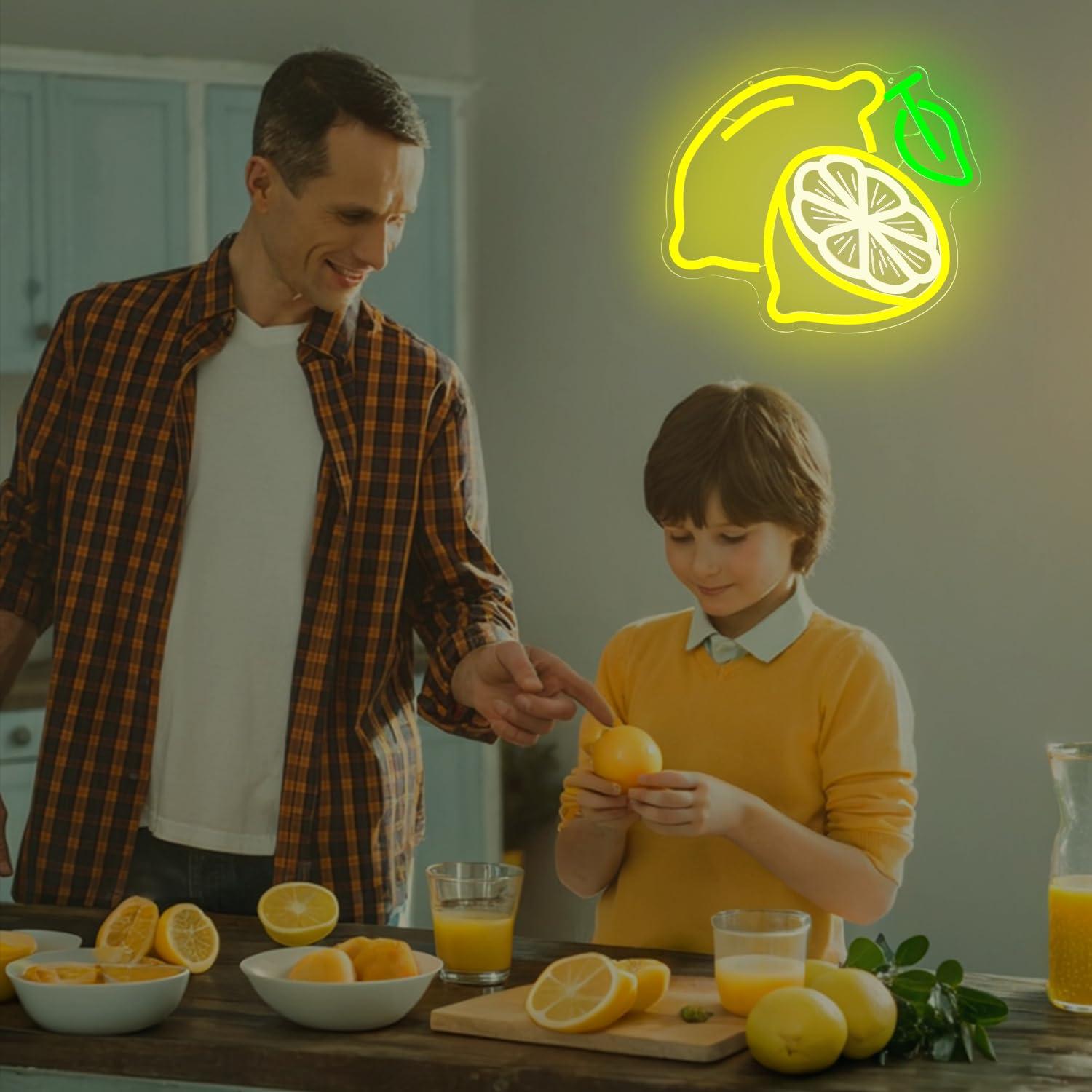 Lemon Neon Sign Dimmable LED L - Home Bar Signs incelemesi ve fiyatı