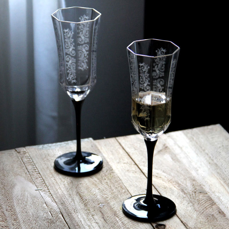 French Vintage Champagne Glass - Old Fashioned Glass incelemesi ve fiyatı