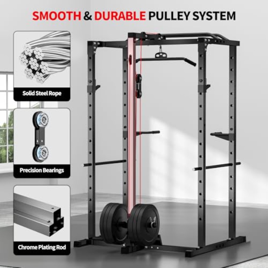 Home gym power rack with LAT p - Home Bar And Gym incelemesi ve fiyatı